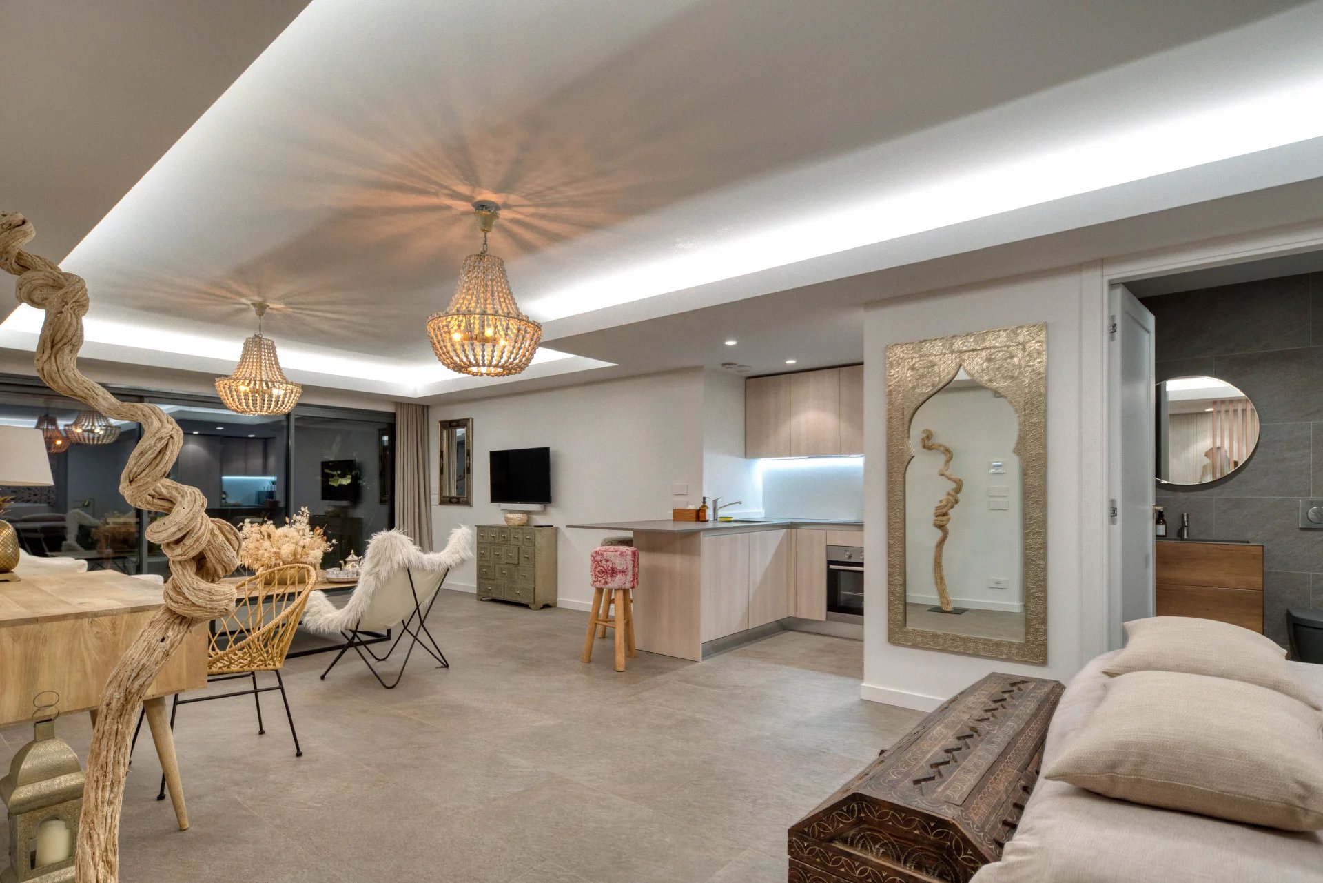 Eze - Villa contemporaine d'exception - vue mer panoramique