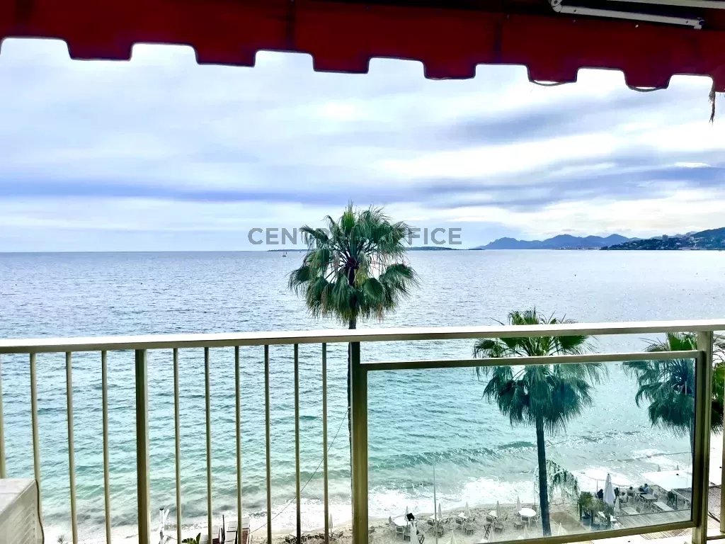 Juan les pins, 3-room flat on the seafront