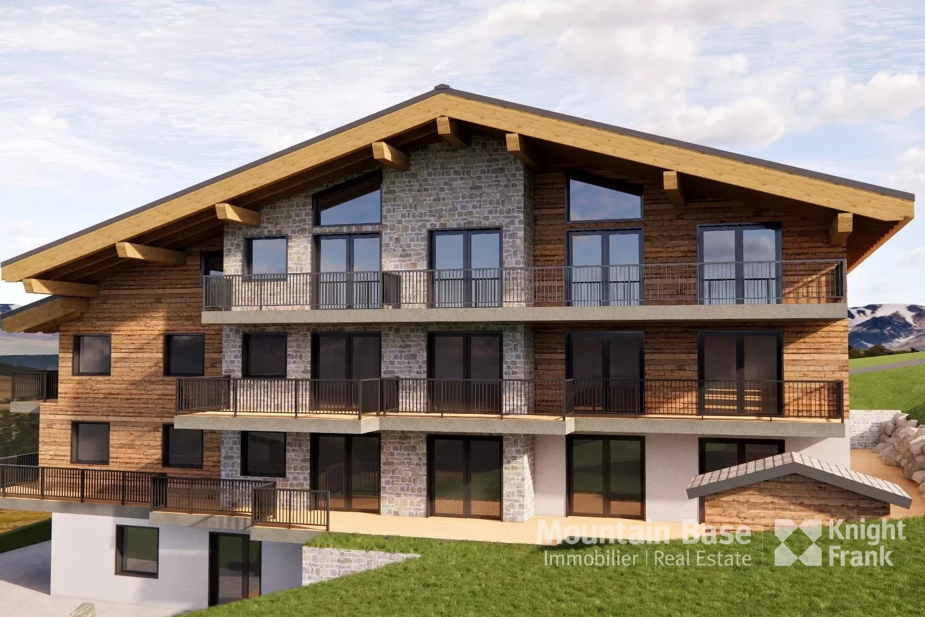 New build apartment building comprising 12 apartments Accommodation in Chamonix