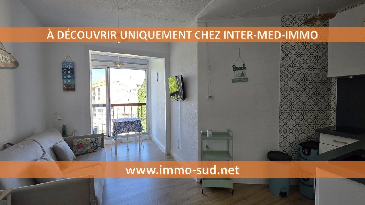 Le Cap d'Agde 34300 Centre Port Appartement de type Studio Cabine moderne avec belle vue dégagée