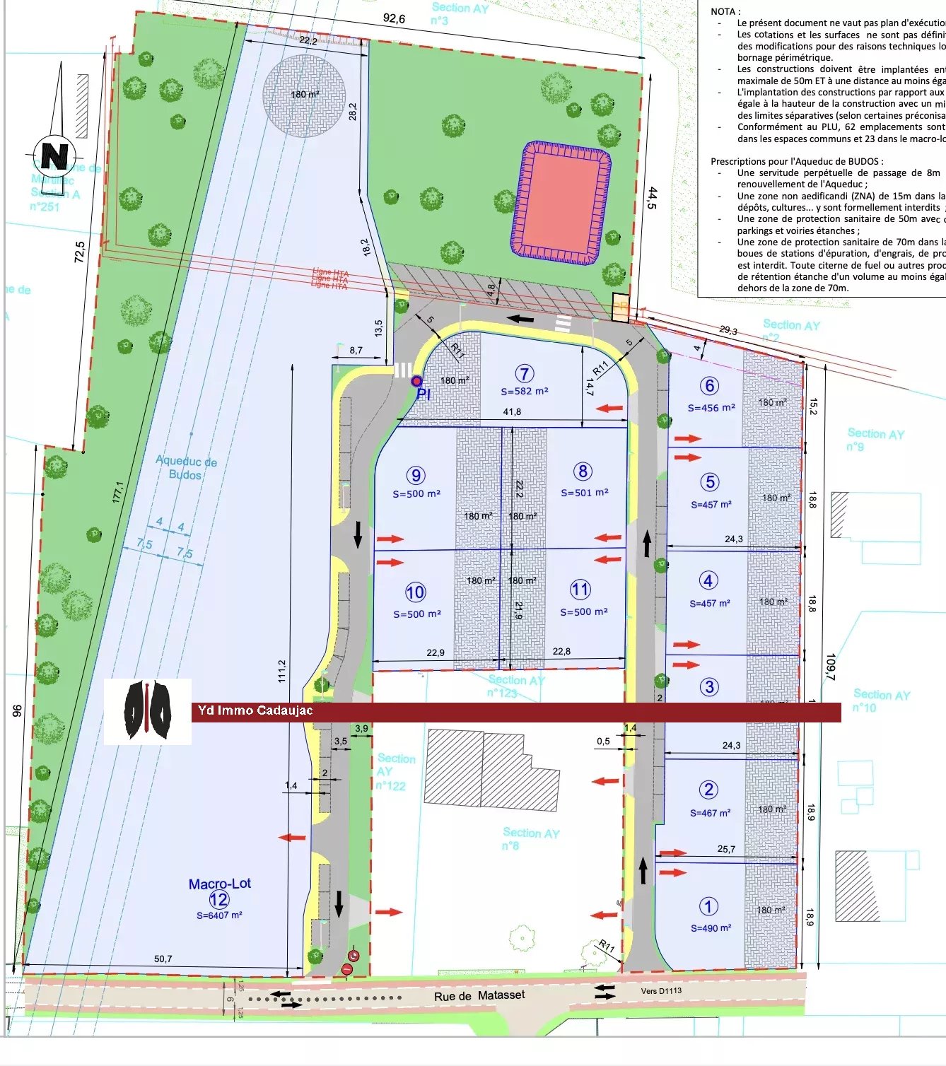 Vente Terrain constructible Cadaujac