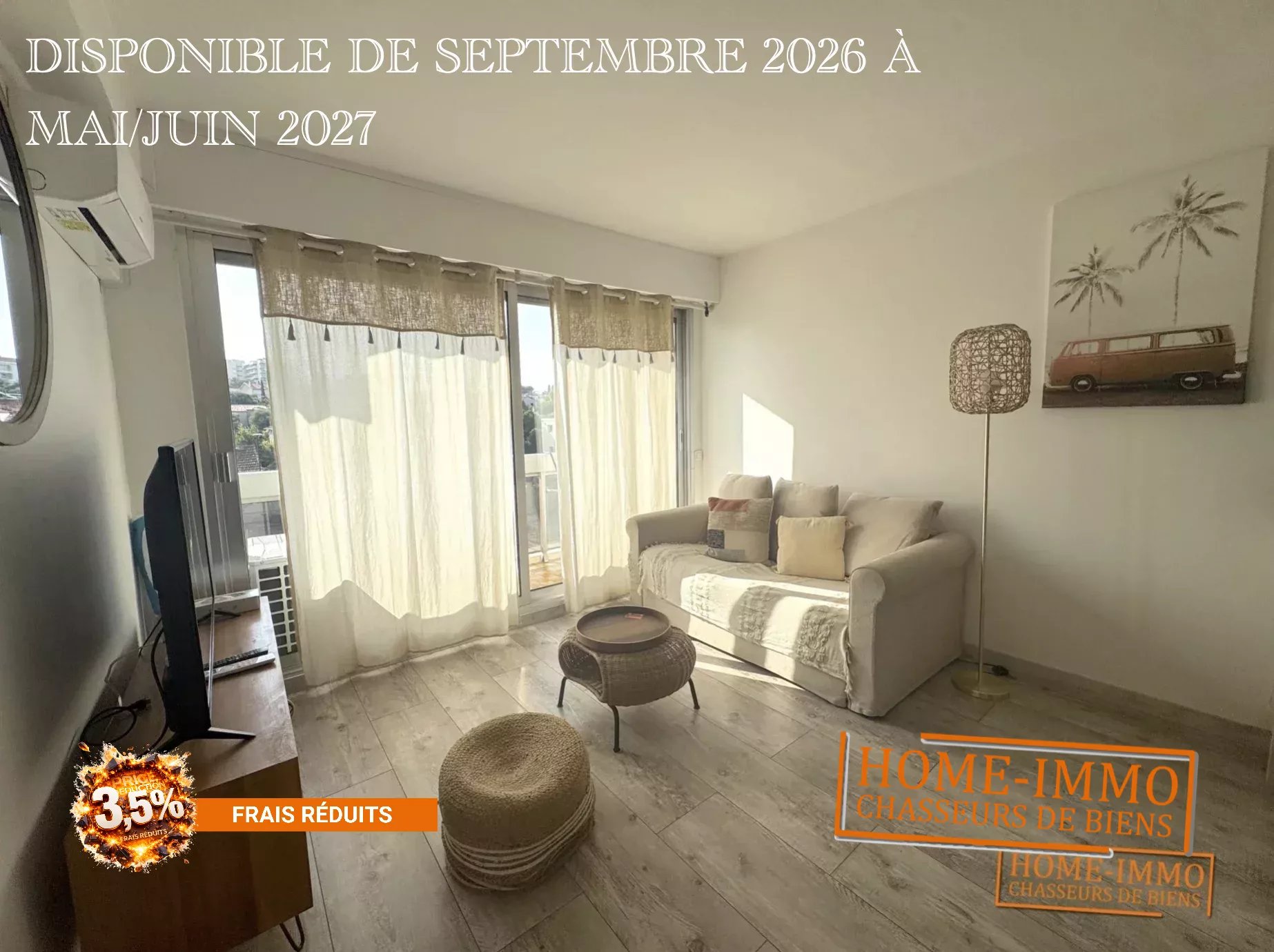 Maison à louer, 2 pièces, 36 m², Antibes