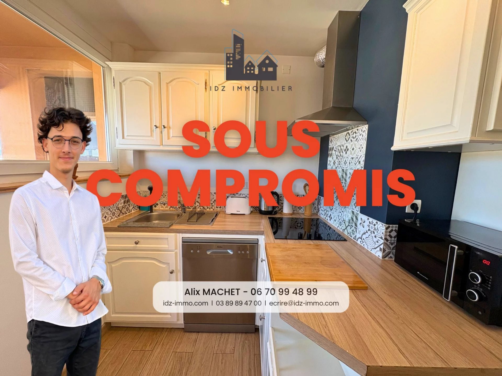 Centre-ville Saint-Louis : T2 de 45m2 à proximité directe de l