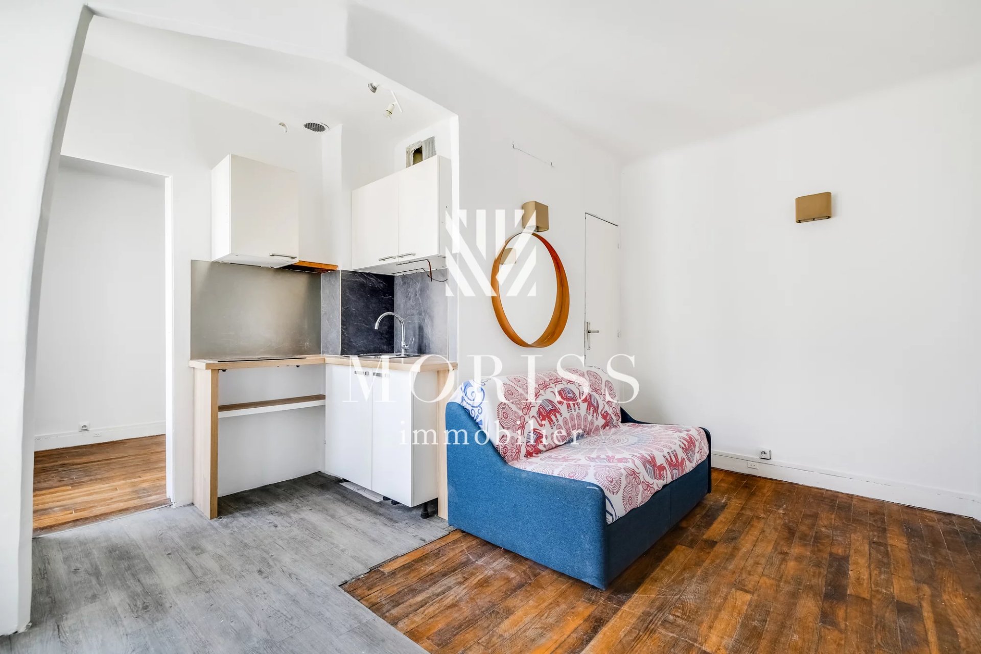 2 pièces Vue dégagée / 26m2 / Rosier - Puces de Saint-Ouen 93400 - Image Array