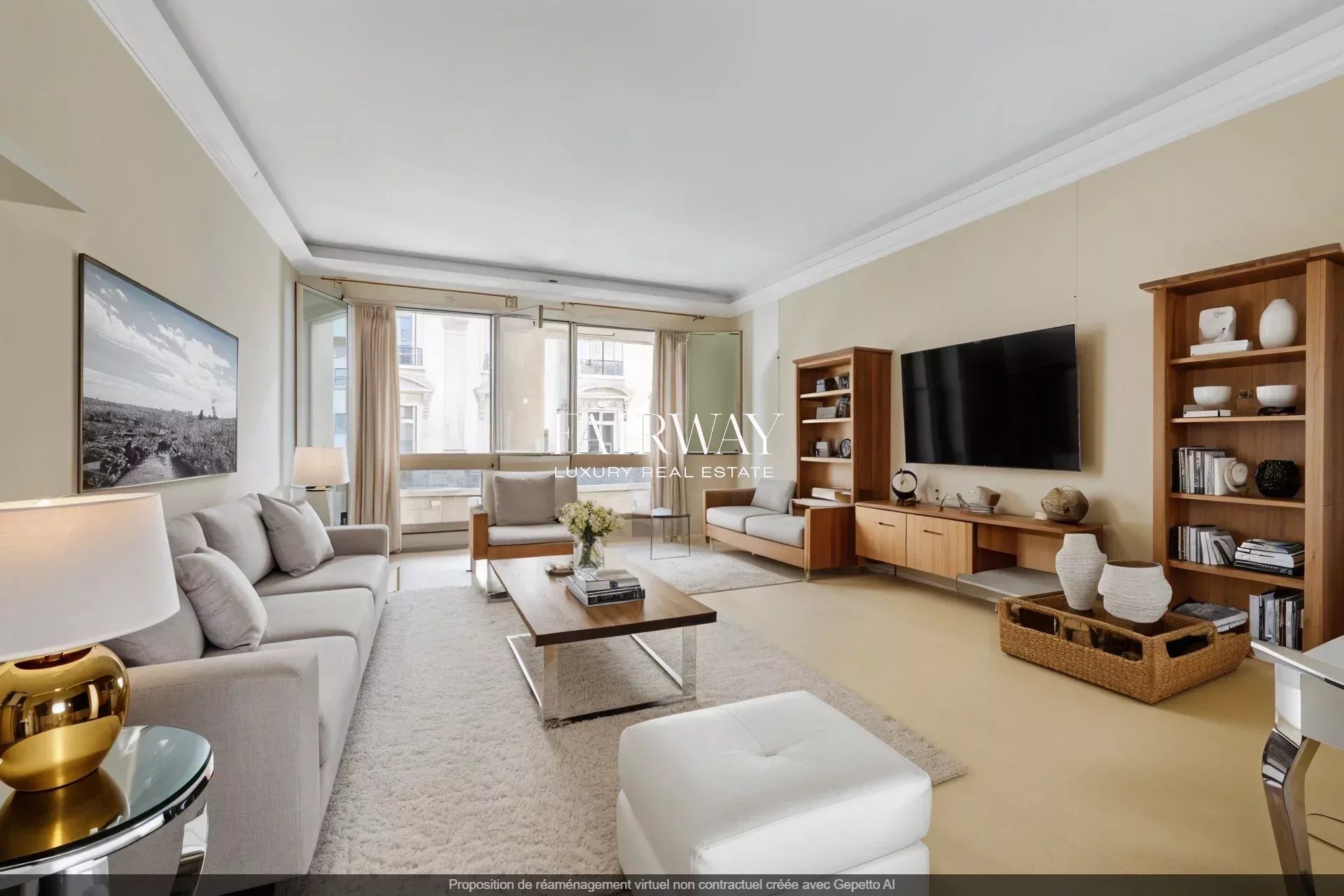 Appartement de 89 m² - Parc Monceau -  HSP de 3,20 mètres !