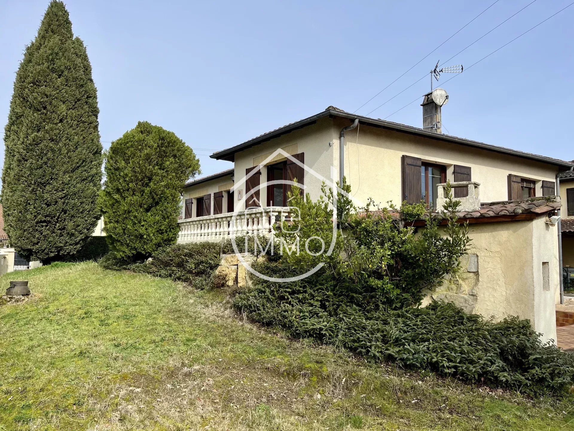 Prigonrieux : Maison sur sous-sol de 190m² avec jardin arboré