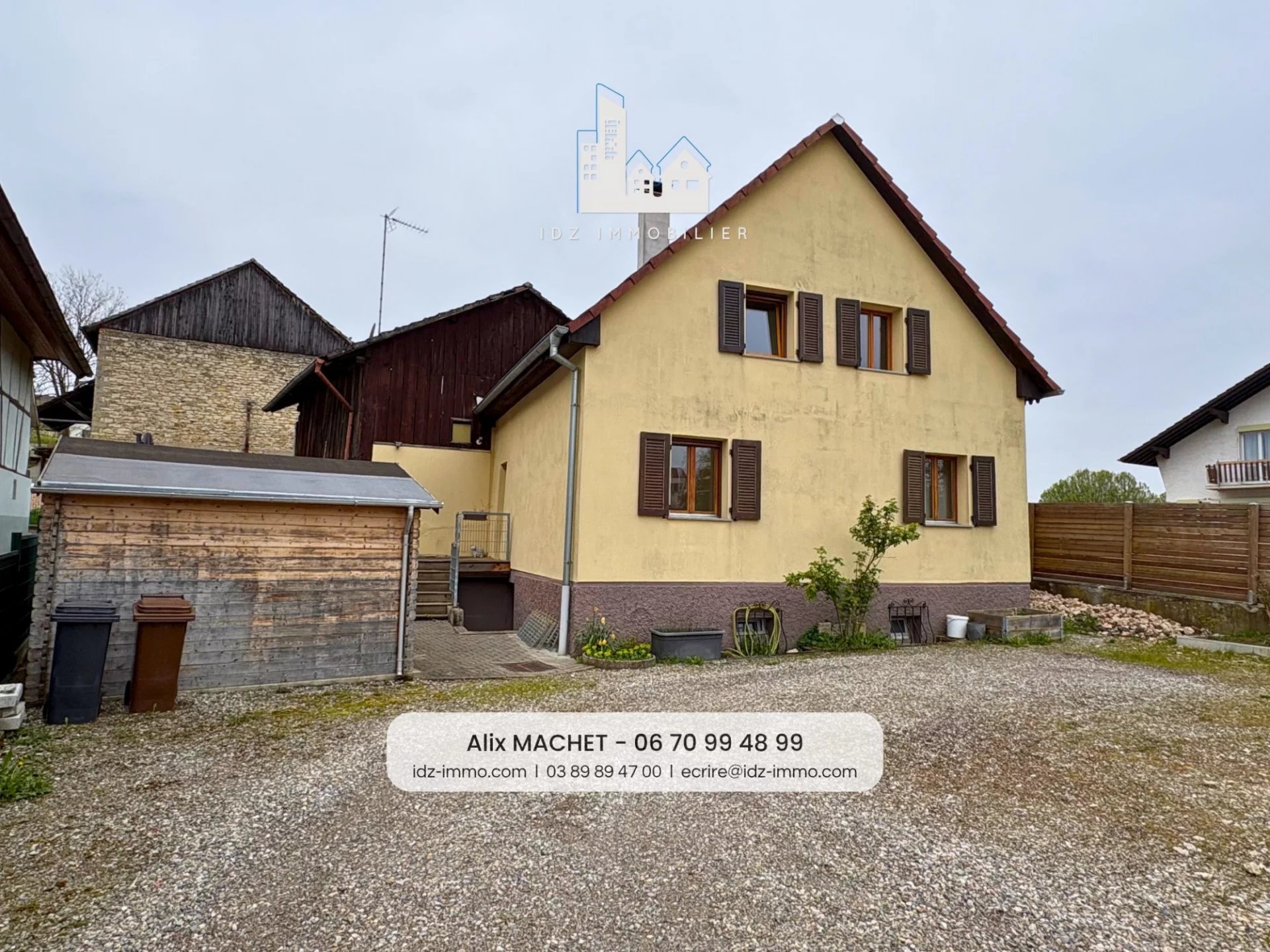 WALDIGHOFFEN : Charmante maison de village de 110m2 au sol pour