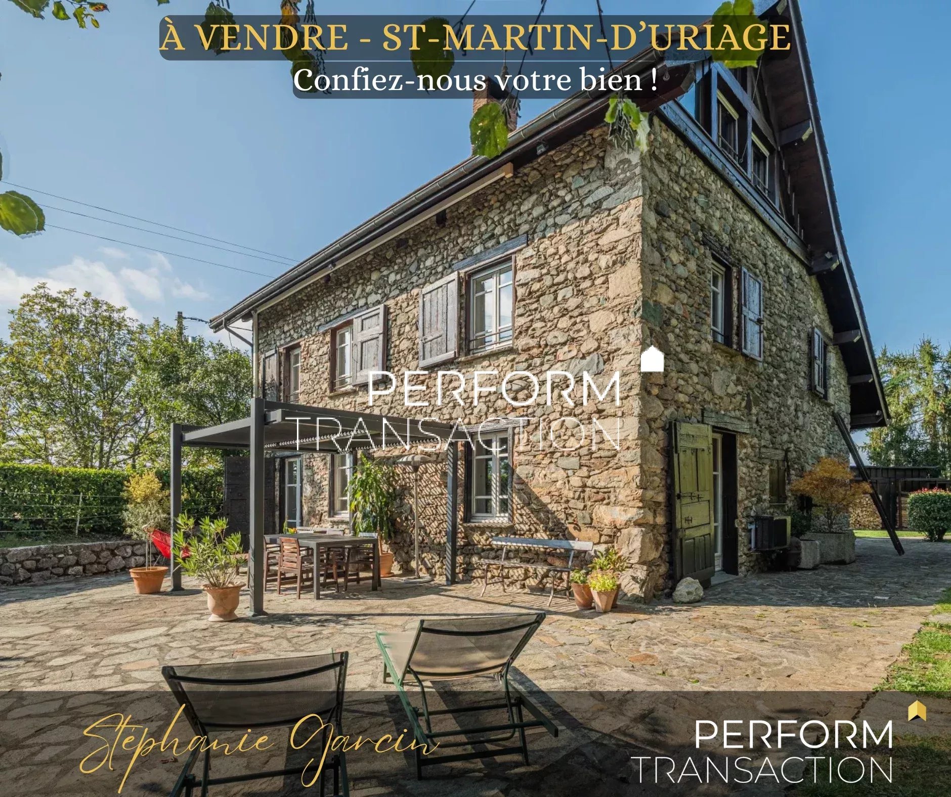 SAINT MARTIN D'URIAGE-Ancienne ferme rénovée dans secteur très recherché