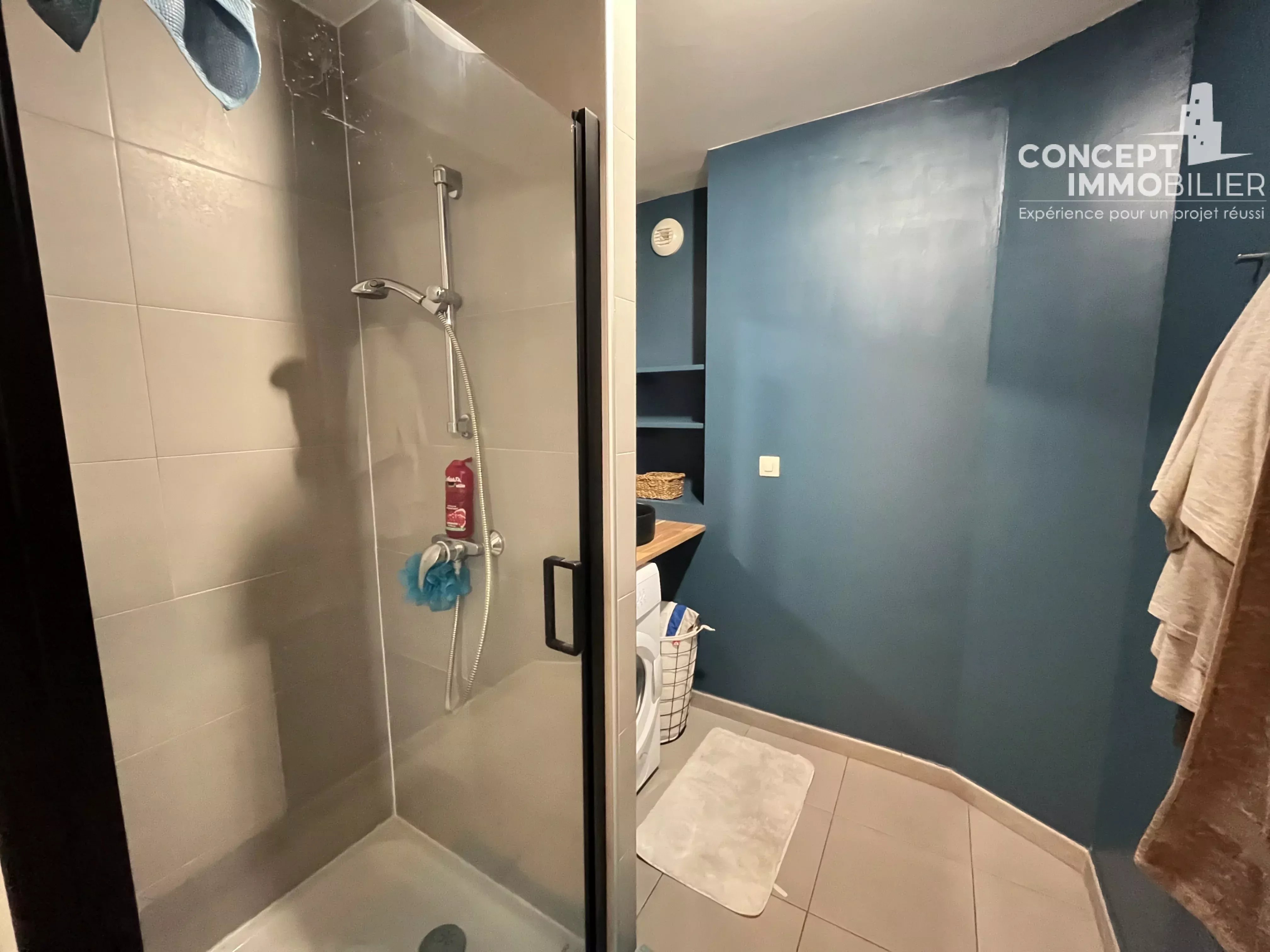 Appartement meublé F3 de 60 m² avec terrasse, garage et cave à Terville