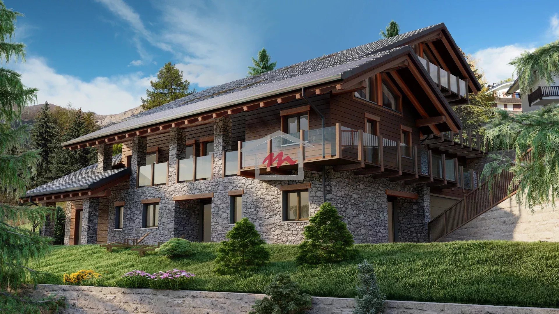 "CHALET CARVING" JOUVENCEAUX - 1. TRILOCALE CON AMPIO GIARDINO