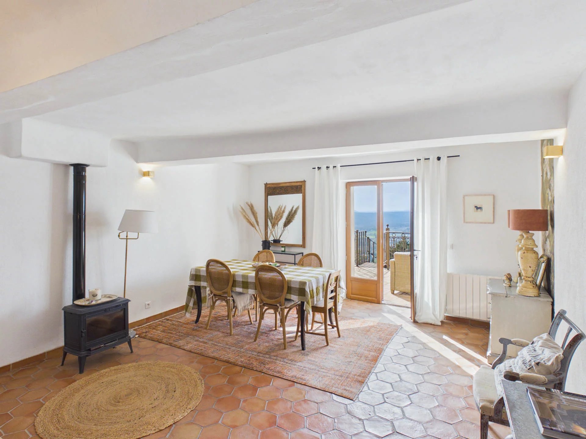 Village house with garden and panoramic view - Montauroux