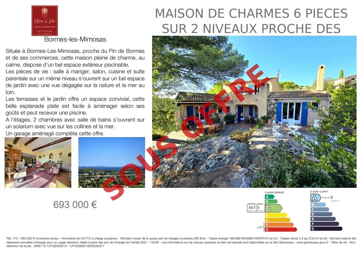 Sale House Bormes-les-Mimosas