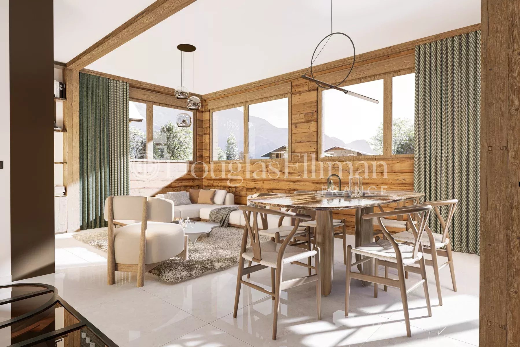 CHAMONIX – A to-be renovated 3-bedroom luxury loft-style apartment in Chamonix - Picture n°3