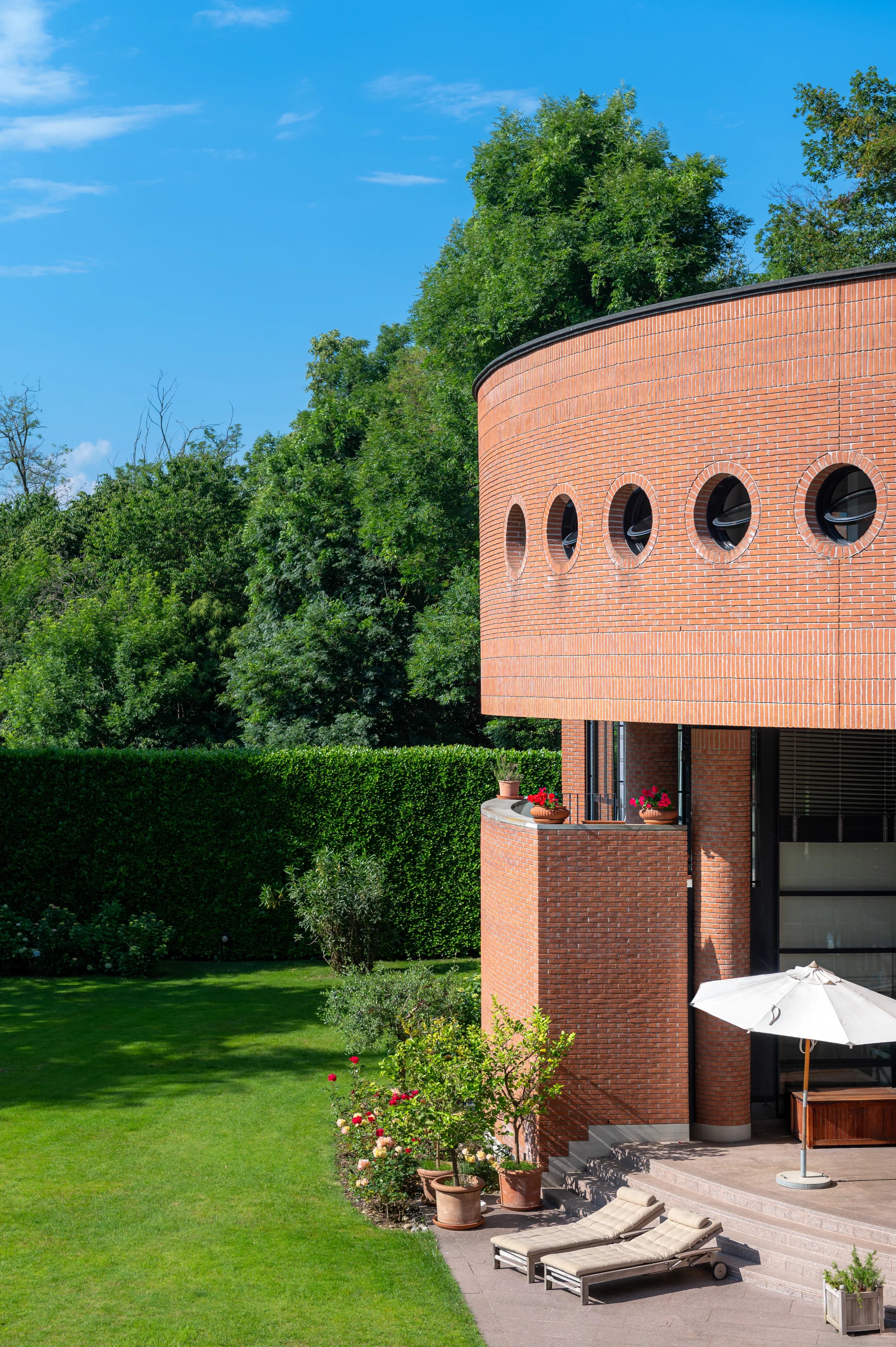 Prestigious villa designed by architect Mario Botta