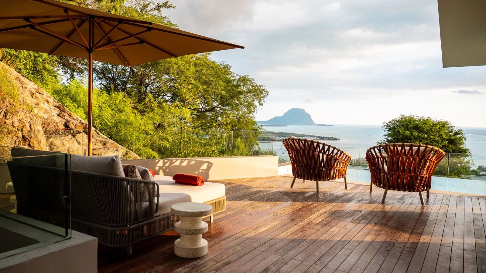 One of the Most Beautiful Views in Mauritius: Le Morne at Your Feet, Excellence on the Horizon