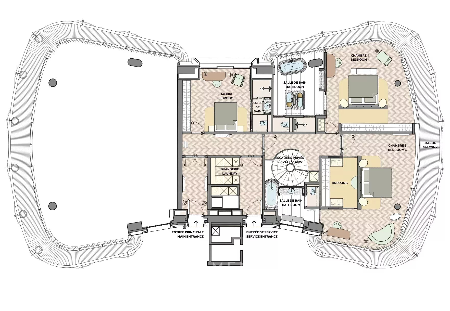 Duplex d’exception au cœur du Carré d’Or