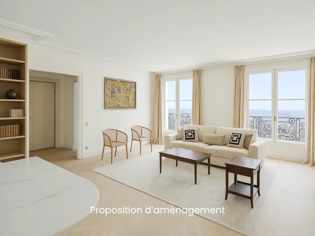 EXCLUSIVITE Appartement de 87m² au 3ème étage  XVIème nord