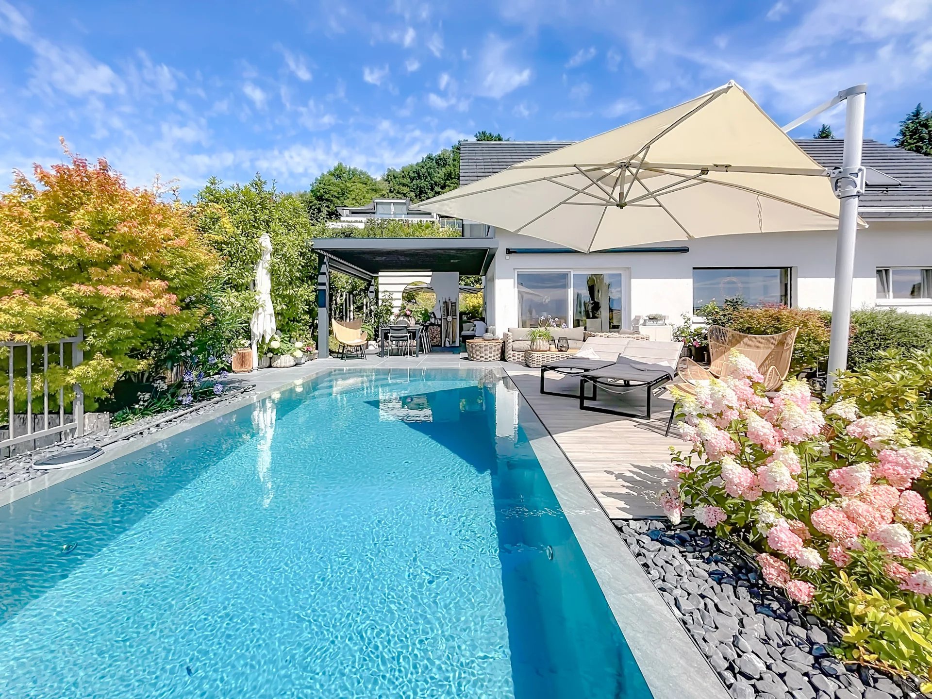 Un havre de paix face à un panorama d’exception