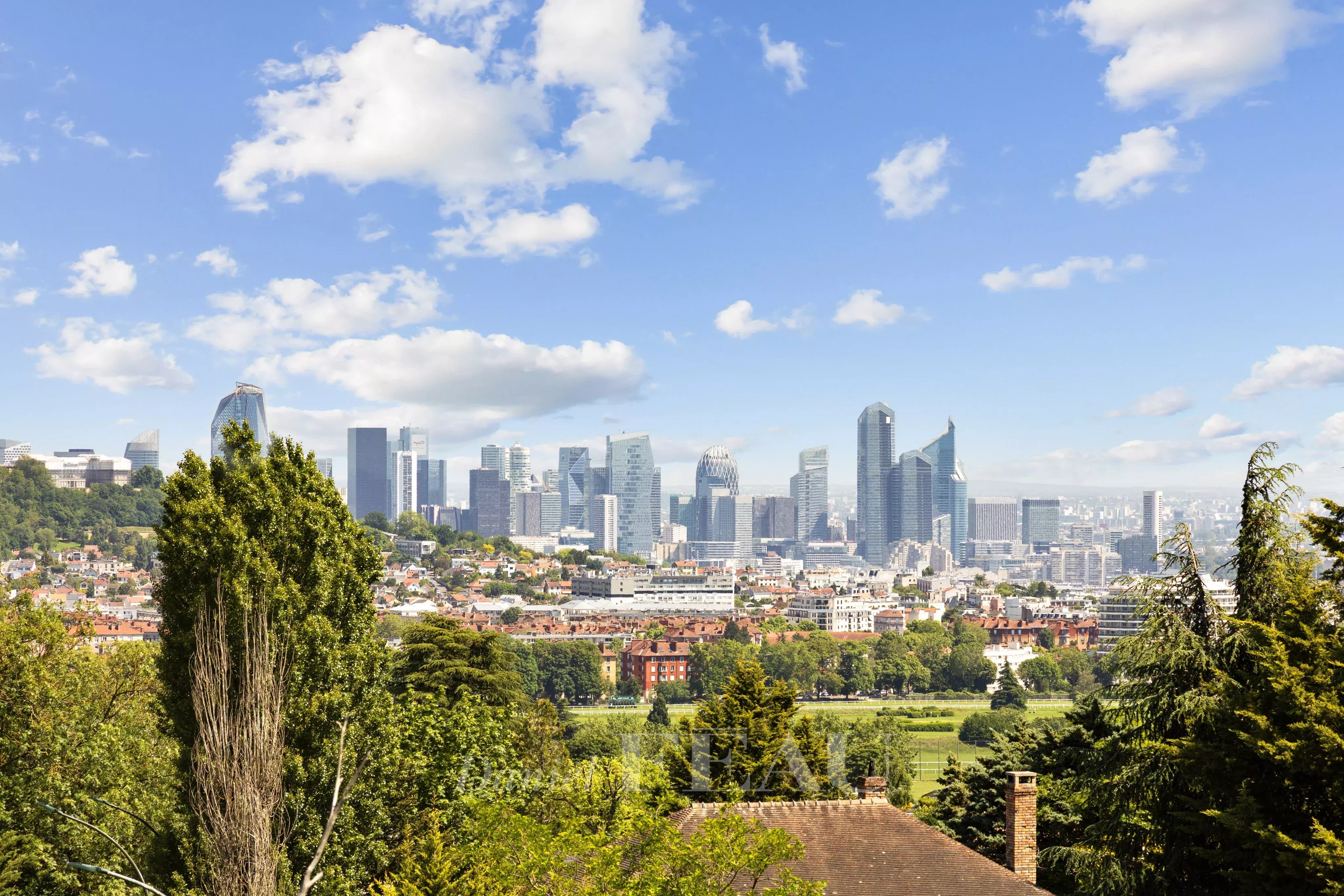 Vue du toit terrasse