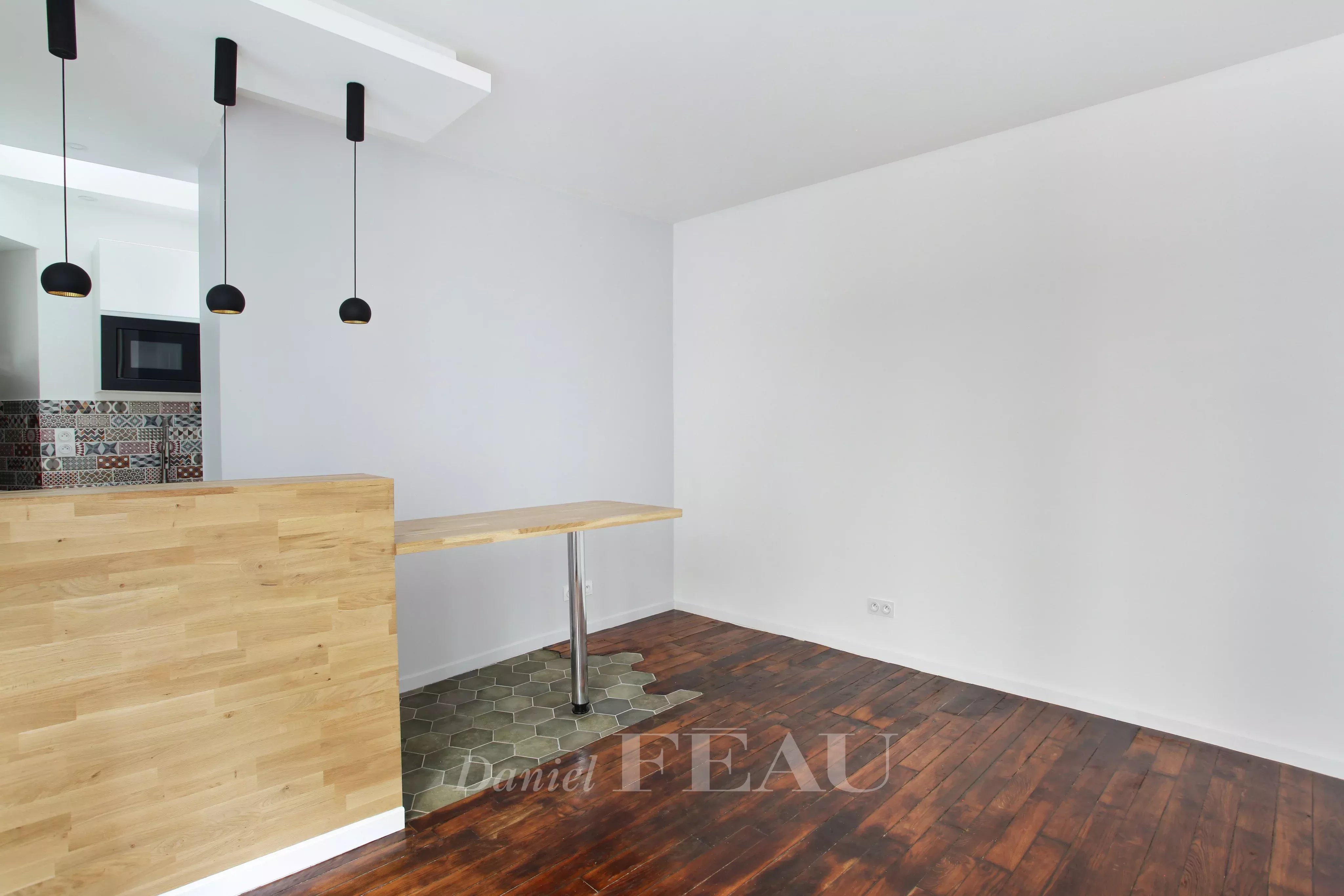 Living room and Kitchen