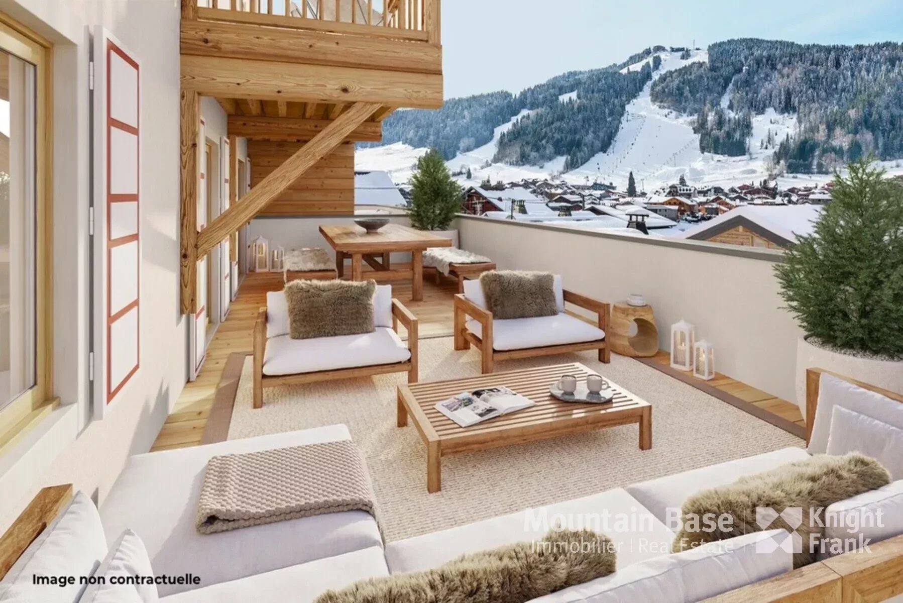 New 3-bedroom duplex apartment with cabin ideally located Accommodation in Chamonix