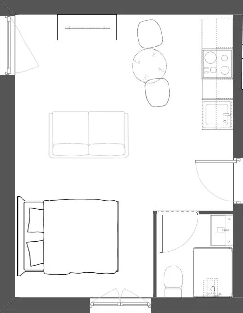 Studio à rénover – Fort potentiel – Centre de Plouër-sur-Rance