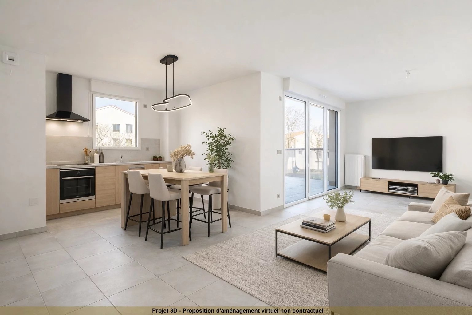 Anse Hypercentre - T3 neuf de 65 m² avec terrasse au dernier étage