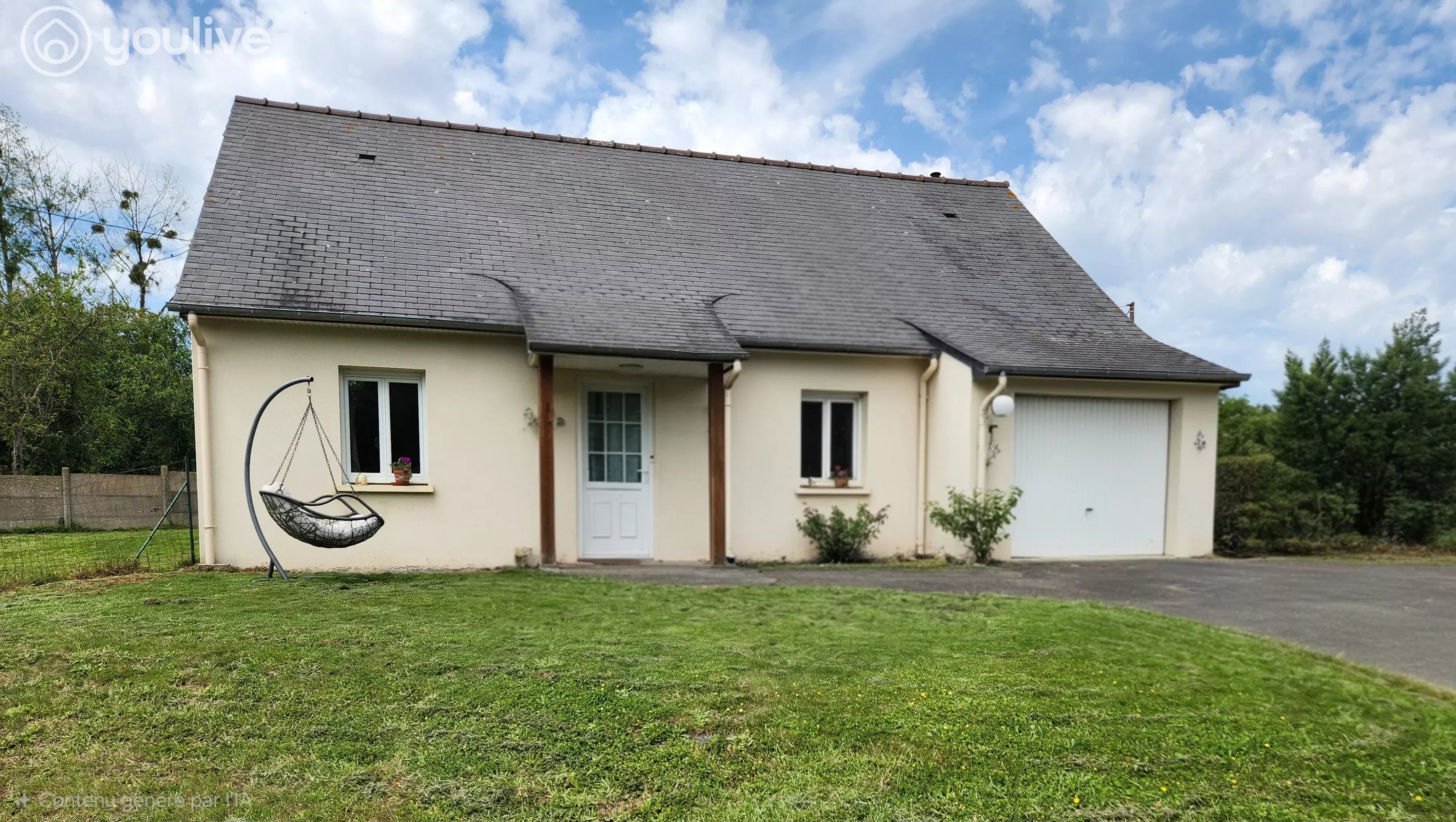 Maison 3 chambres de 67 m² à Brusvily