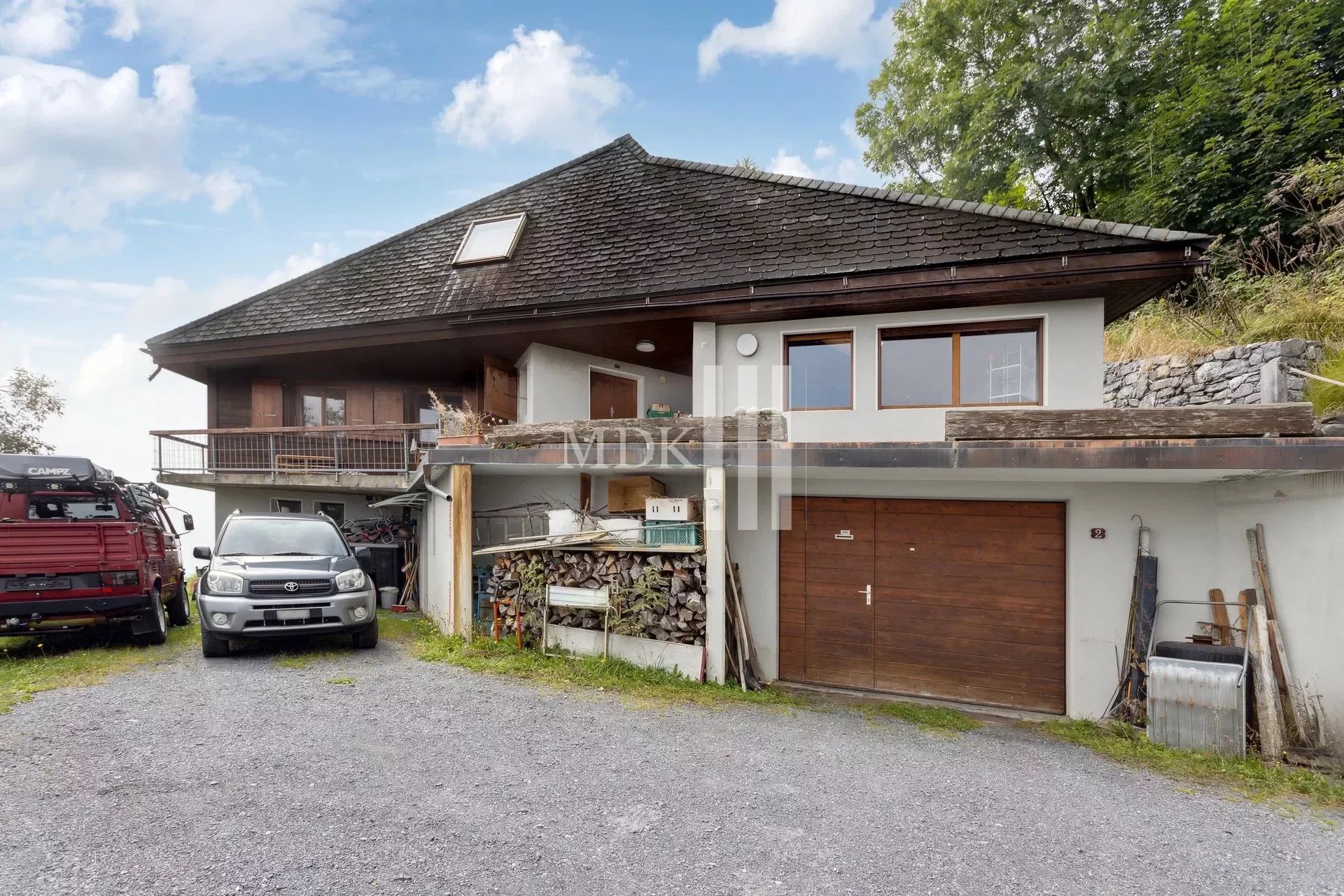 Magnificent detached chalet with views of the Dents-du-Midi mountains