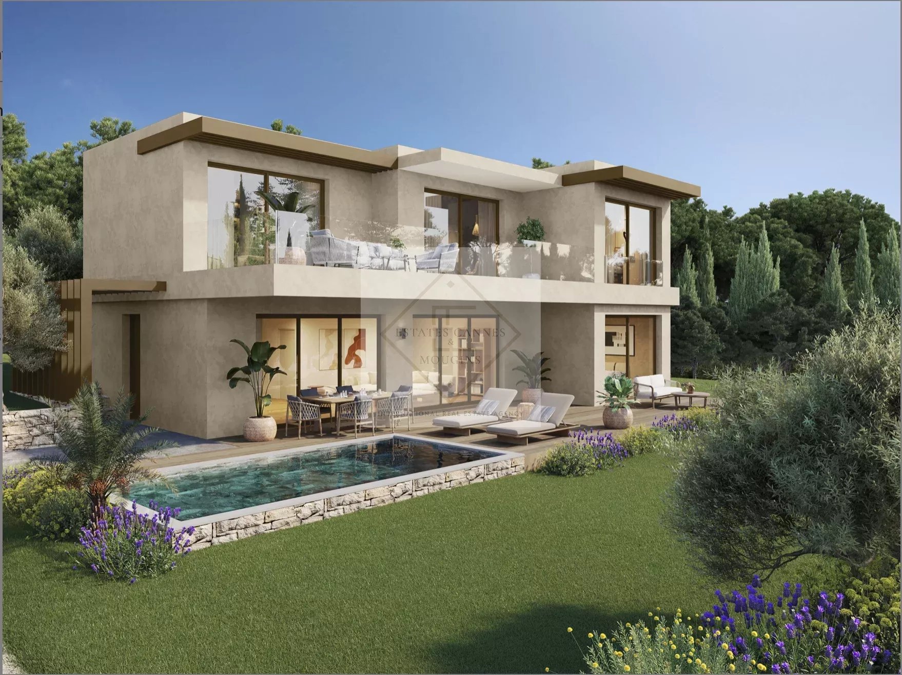 VILLA CONTEMPORAINE – EMPLACEMENT PRIME À MOUGINS — photo 12