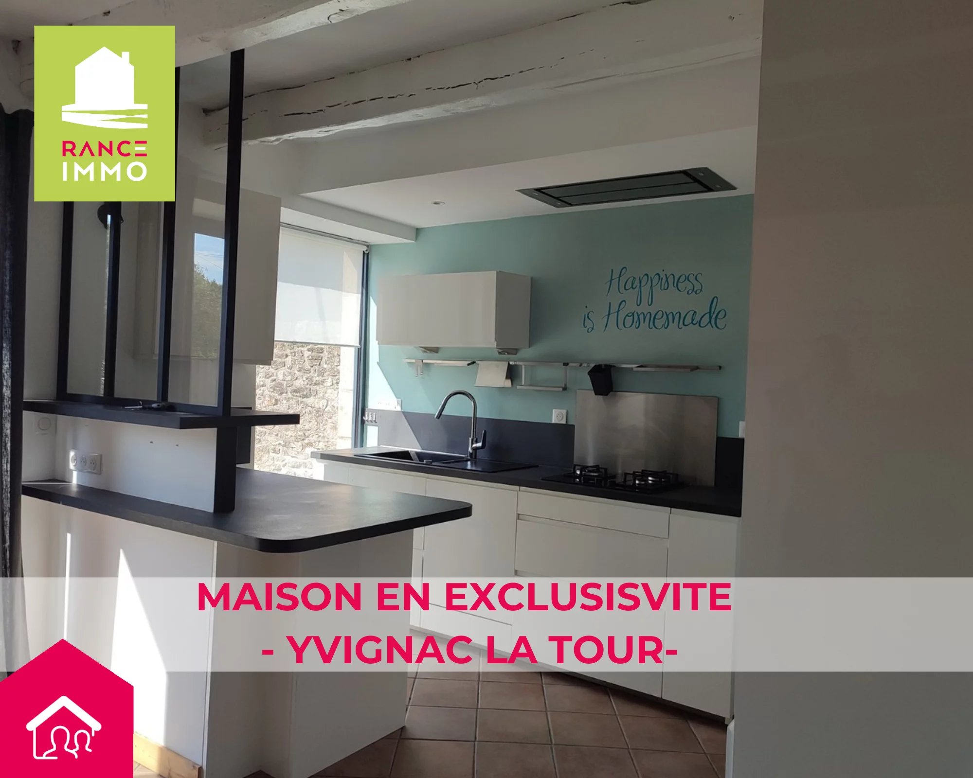 MAISON T4 – EN EXCLUSIVITE -YVIGNAC LA TOUR