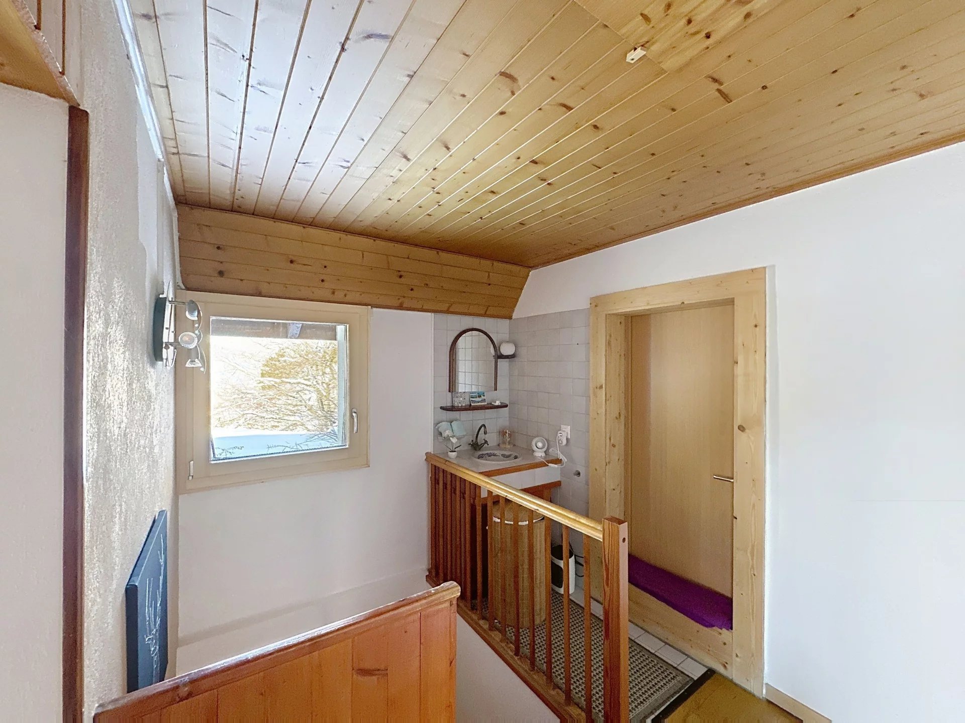 Vue panoramique sur le Mont-Blanc et la Cime de l'Est