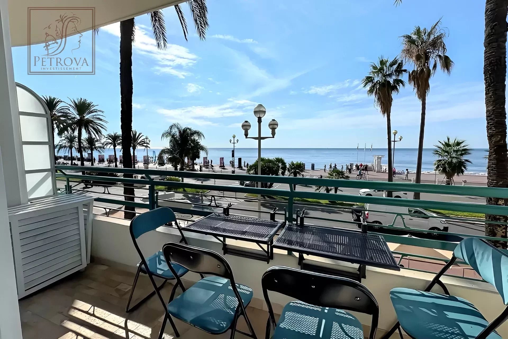 À VENDRE - 2P - NICE - Promenade des Anglais - Vue mer panoramique