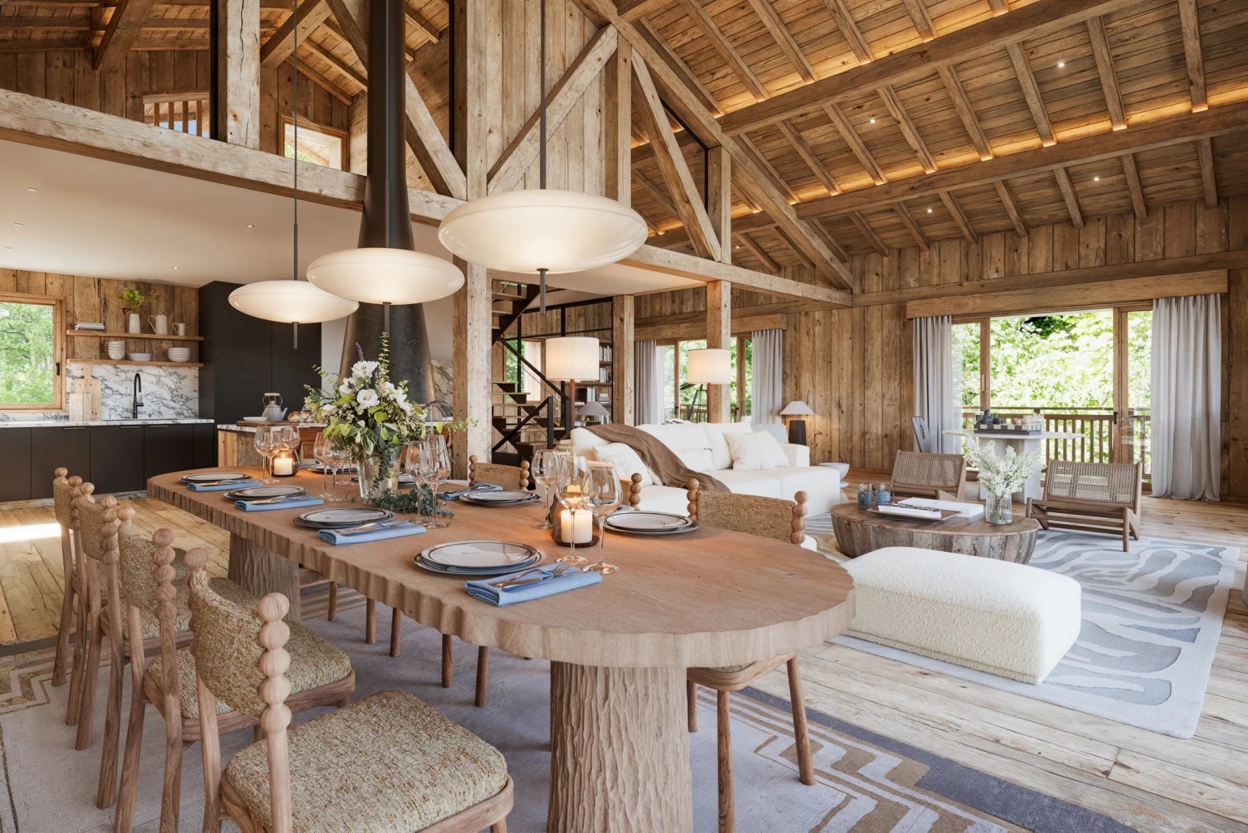 Photo of MEGEVE – New-build, high-quality 6-bedroom family chalet near to the centre