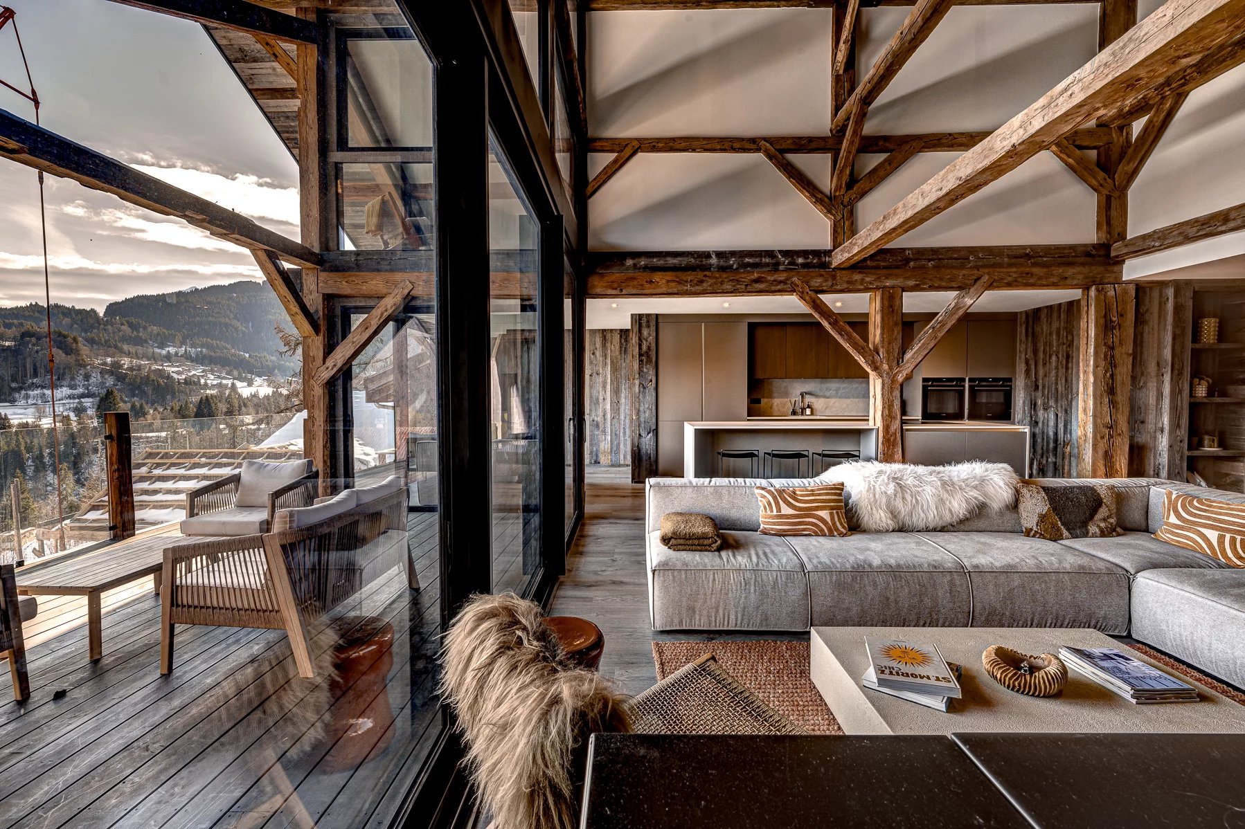 Photo of LA CÔTE D’ARBROZ – Contemporary 6-bedroom chalet with panoramic views