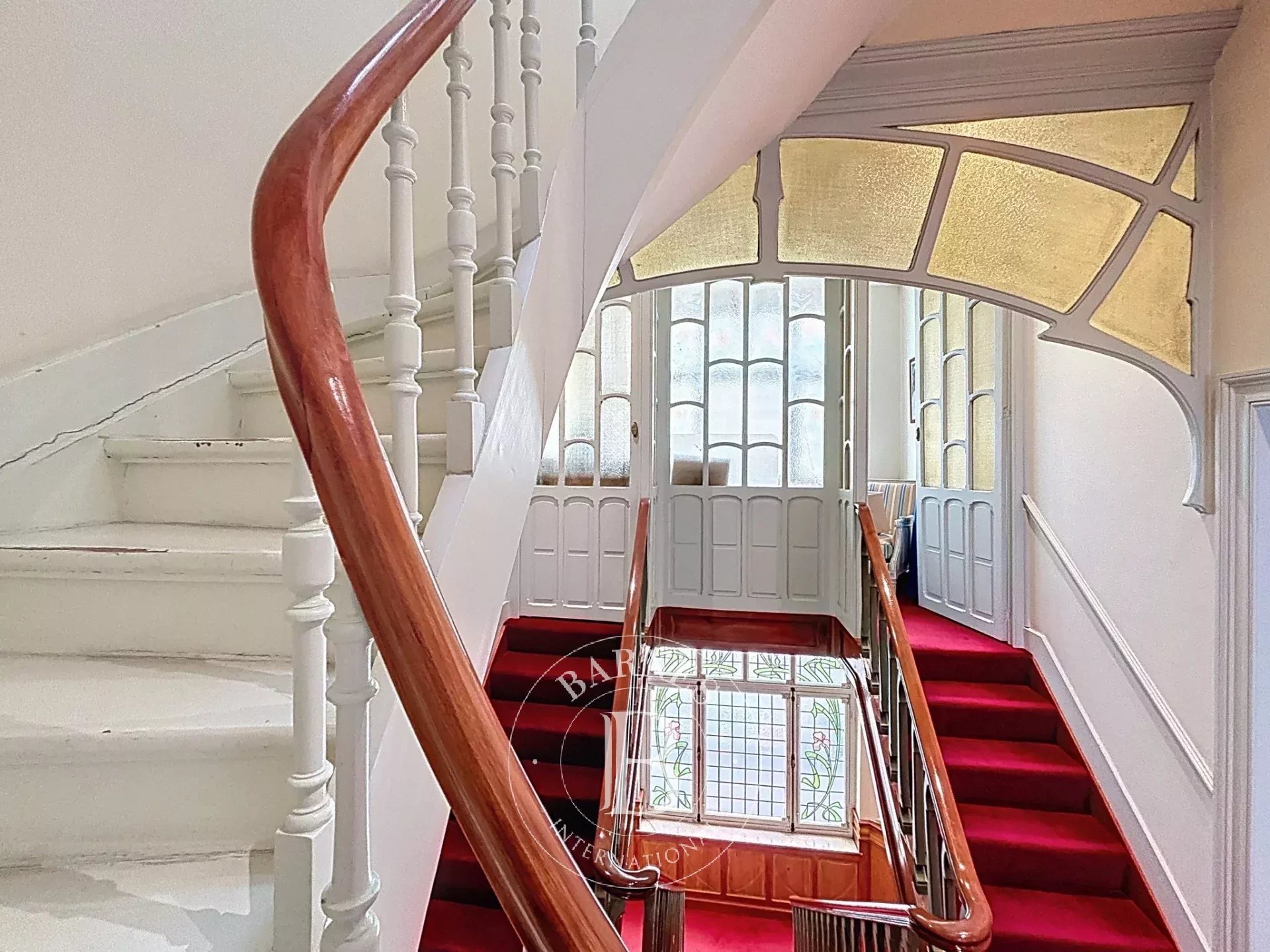 Brussels Squares district - large Art Nouveau house