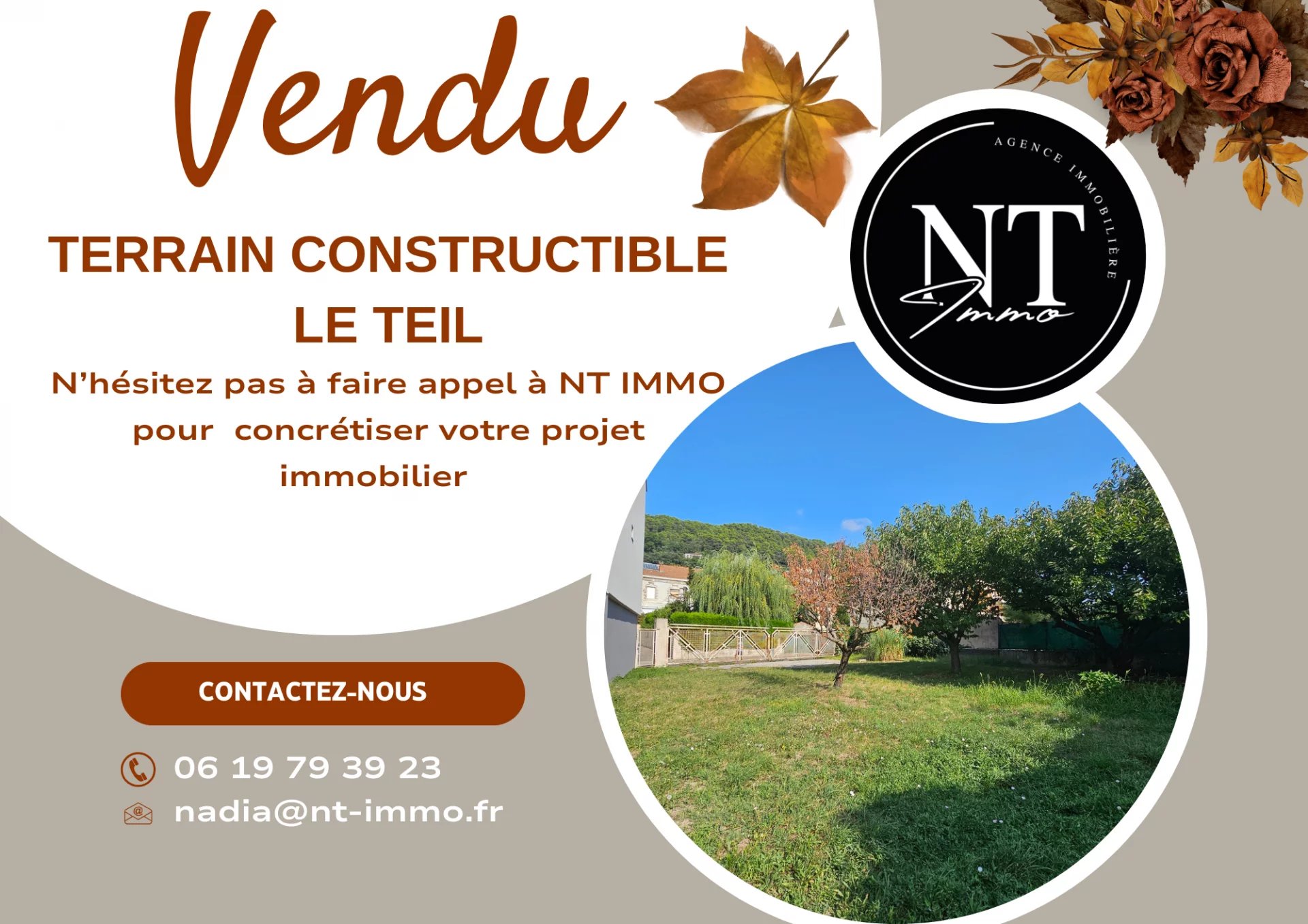 Vente Terrain Le Teil