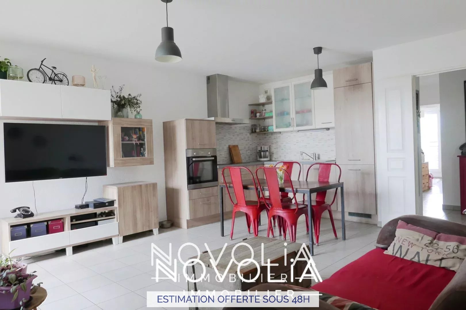 Achat Appartement Surface de 62 m/ Total carrez : 62 m, 3 pices, Vnissieux (69200)