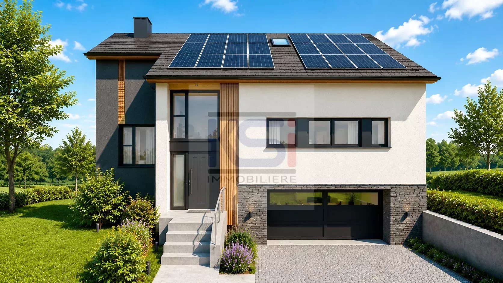Maison individuelle dans un environnement résidentiel à Cruchten