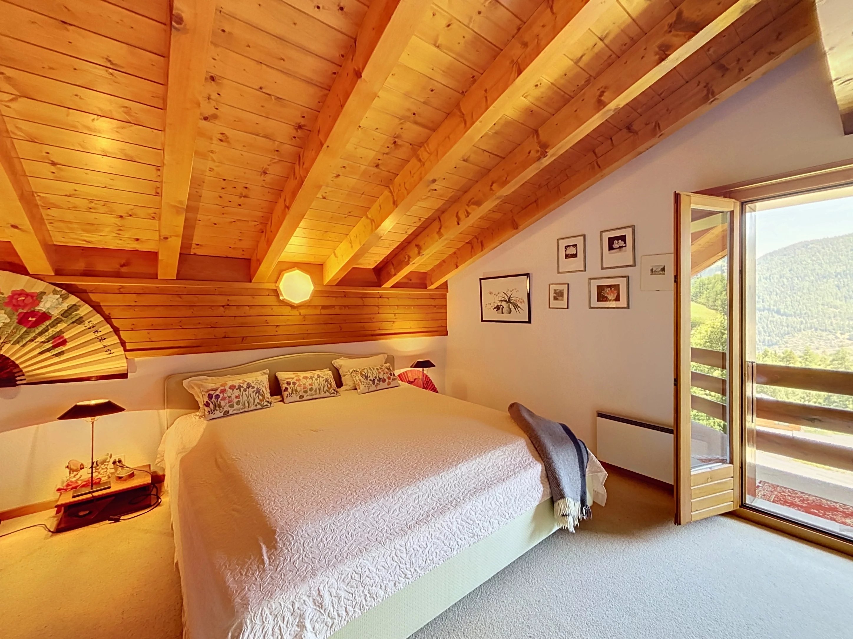 Chalet avec vue à couper le souffle