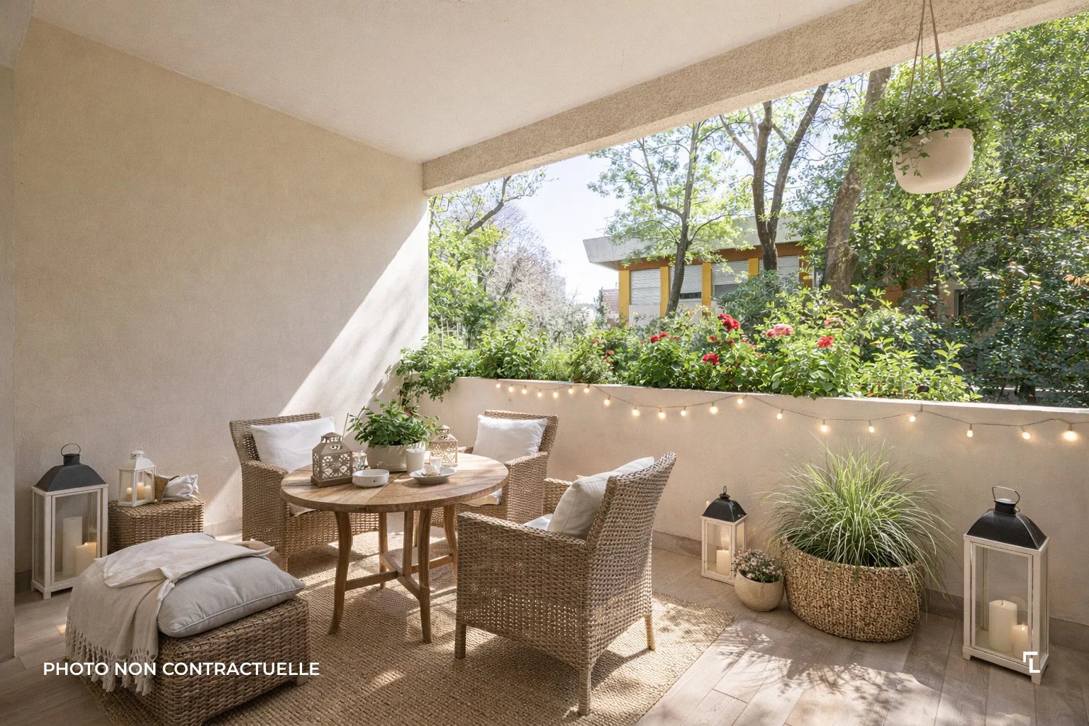 LE CONFORTABLE - Appartement T4/5 de 99m2 - Terrasse - Cave - garage -  13009 Le Redon