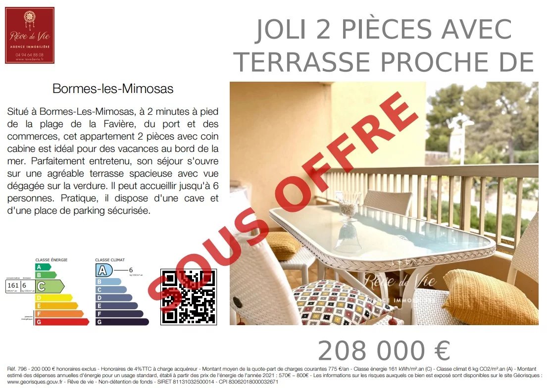 Sale Apartment Bormes-les-Mimosas