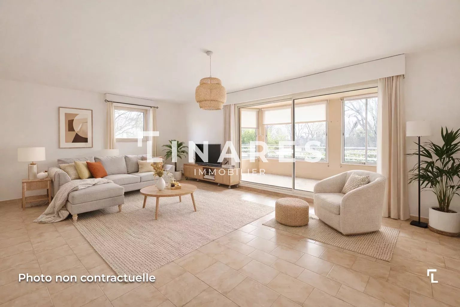 LE PAISIBLE - Appartement T3 de 68 m2 - Loggia de 18m2 - Parking - 13009
