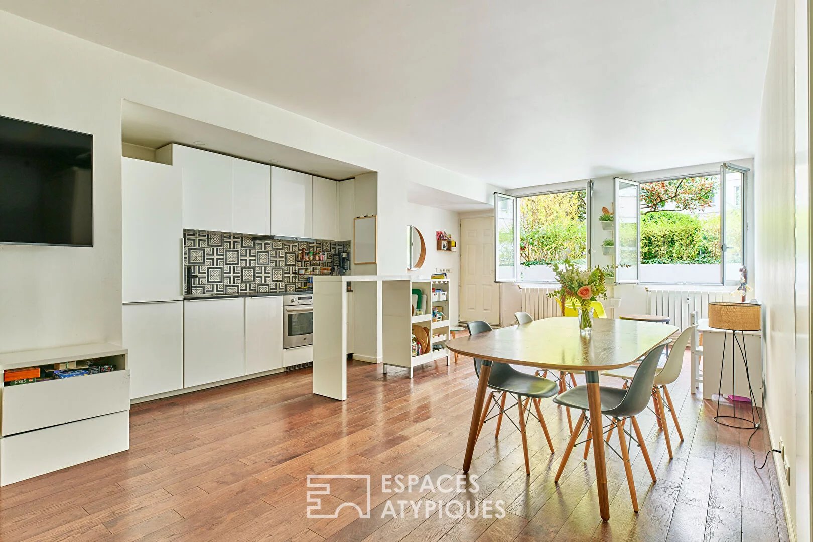 Ancienne imprimerie transformée en loft