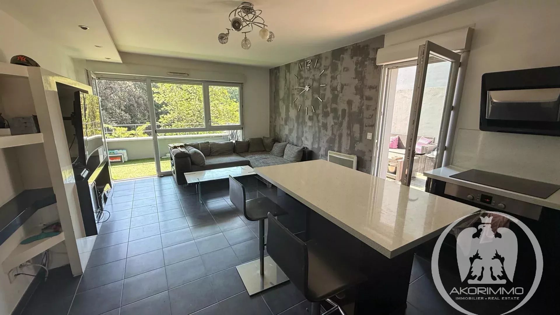 2 pièces de 48m² avec 2 terrasses + parking