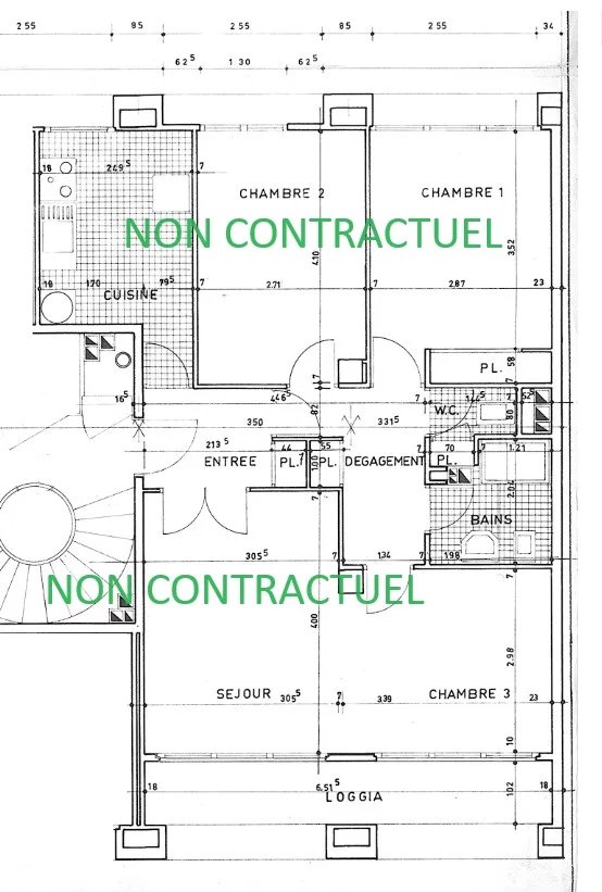 MARCEL SEMBAT - RUE DANJOU - 4 PIECES - ETAGE ELEVE - ASCENSEUR - BALCON