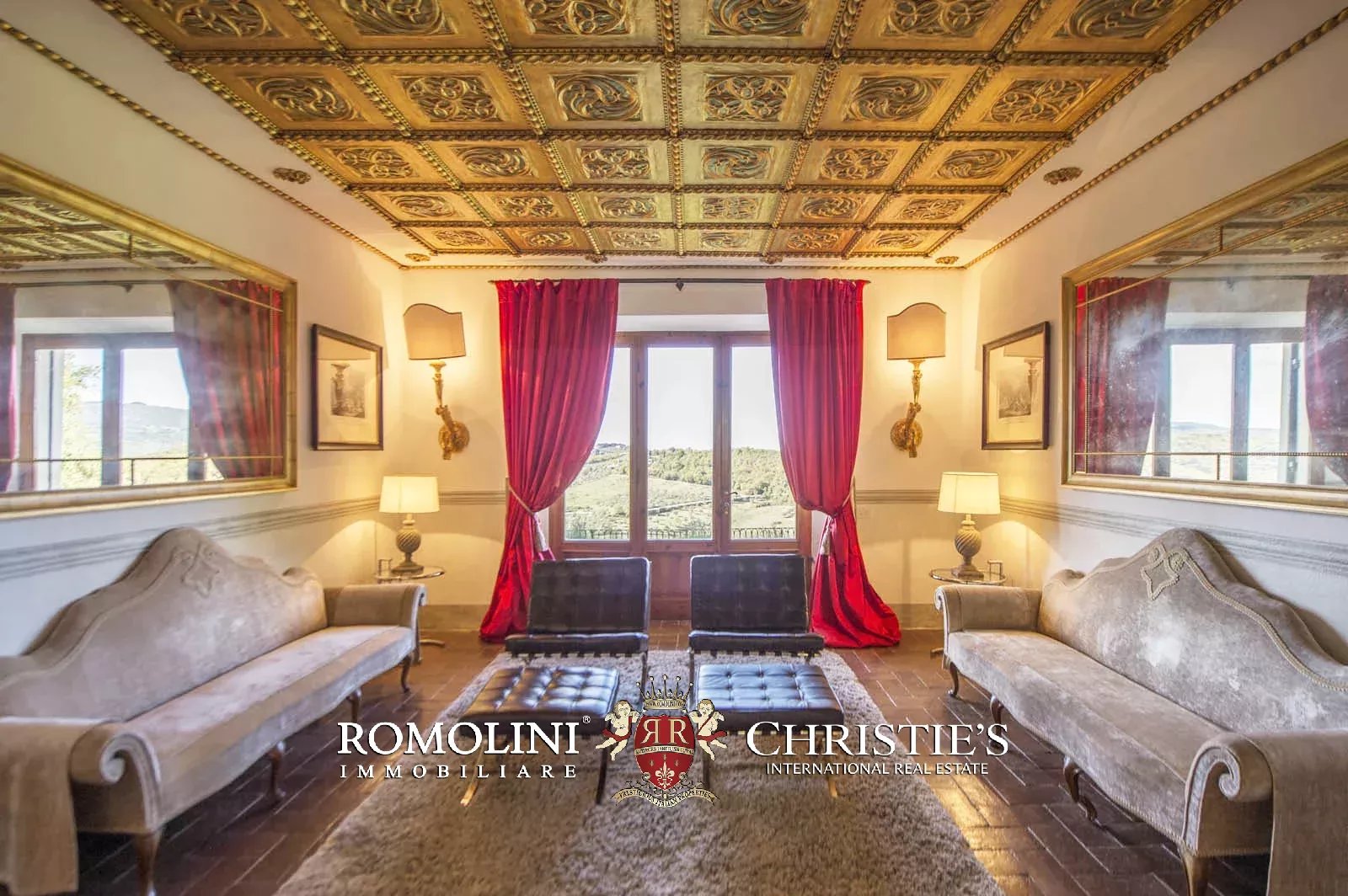 LUXURY HISTORICAL VILLA FOR SALE IN RADDA IN CHIANTI, TUSCANY