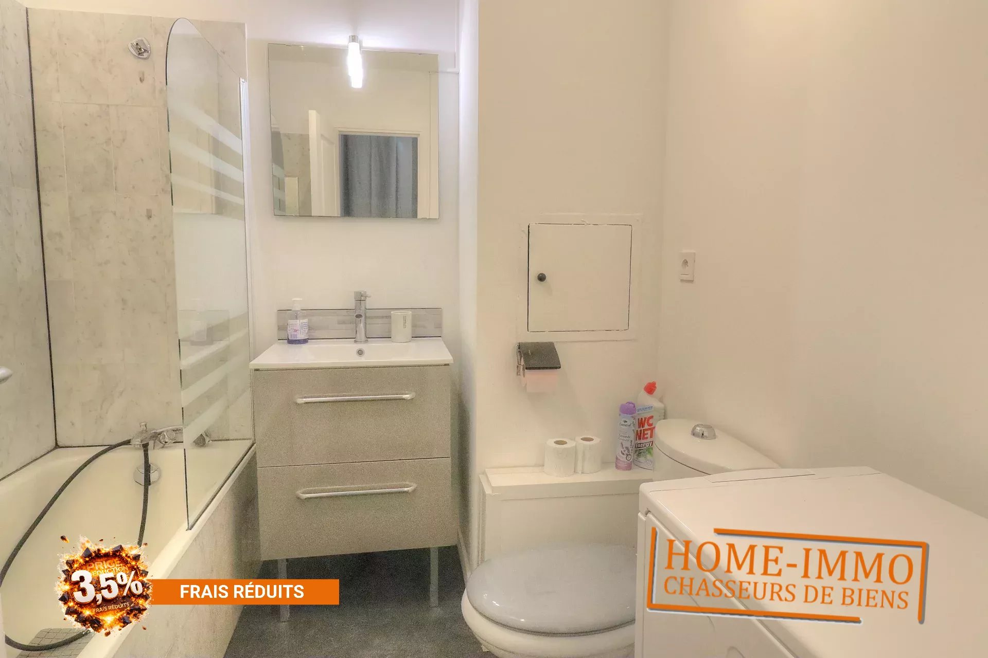 Large 35 m² studio on garden level - Student or mobility lease (September to June)