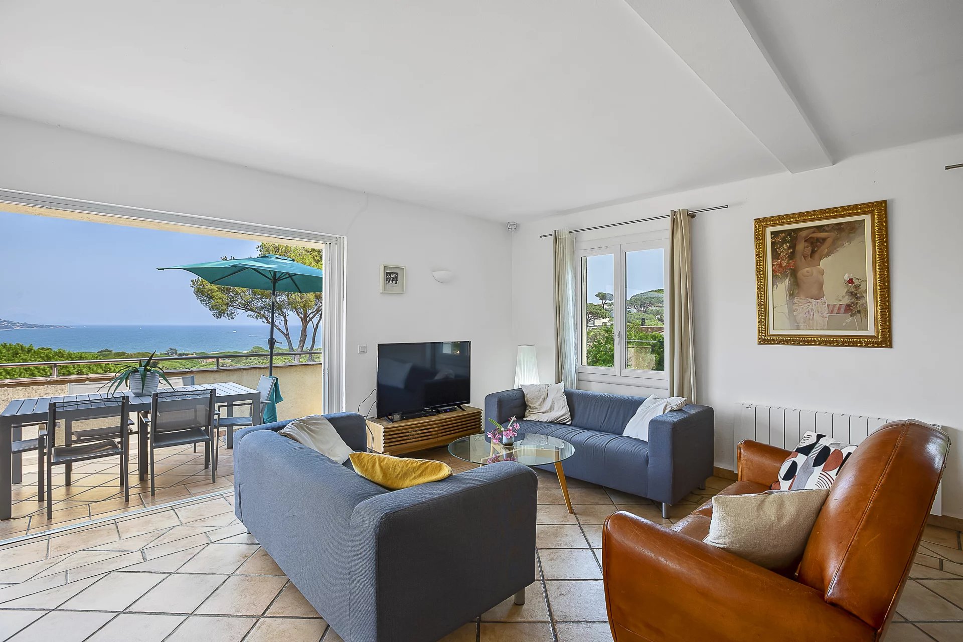 Beautiful renovated villa with swimming pool and stunning views of the sea and hills - Sainte Maxime