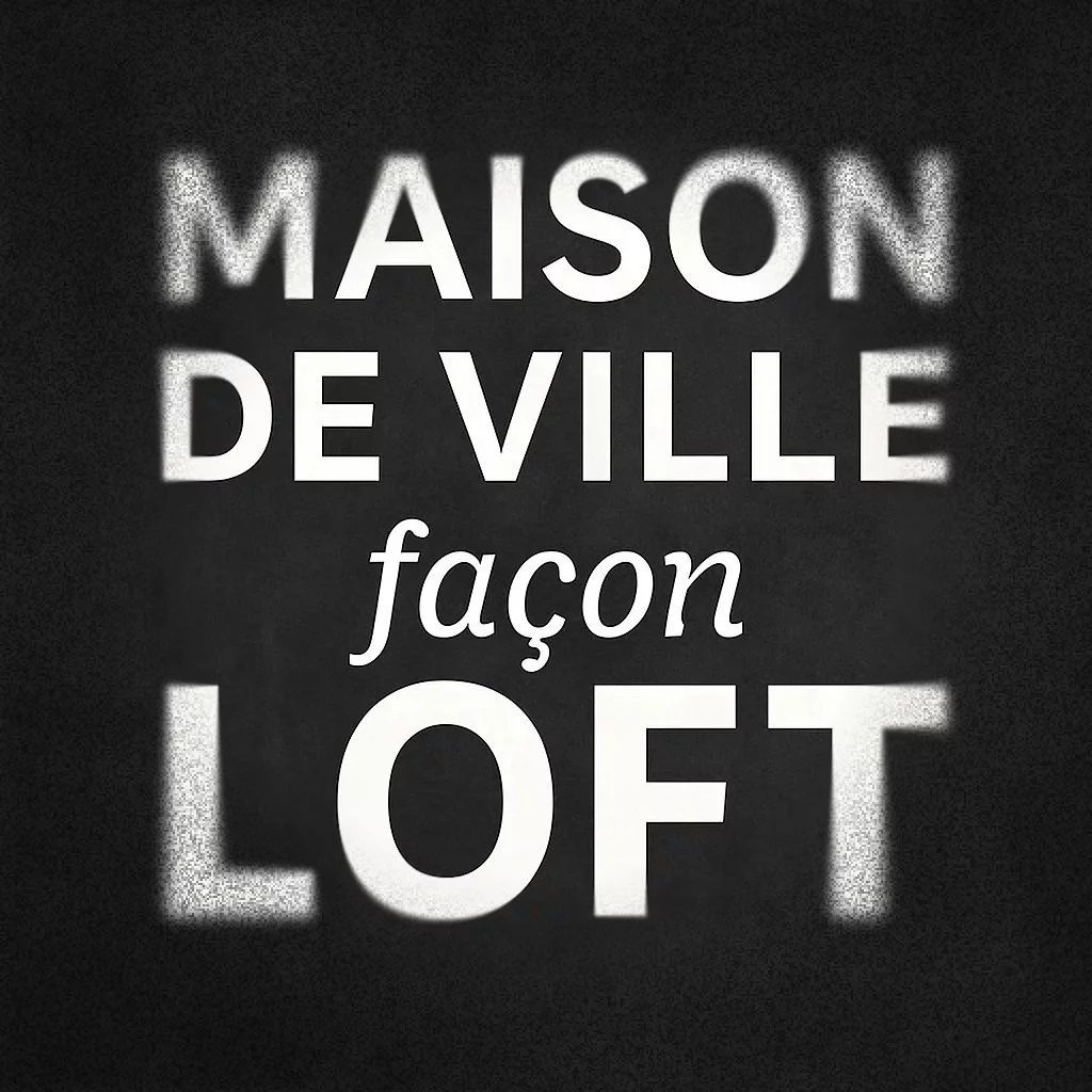 Maison de ville façon loft – rénovée avec rooftop et garage